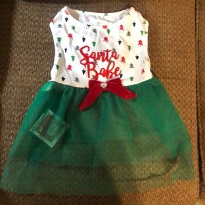 Christmas dress for dog New with tag $5 xl